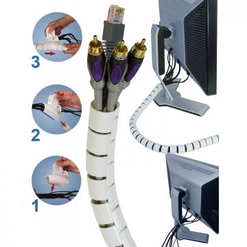 Tub spiralat pentru organizarea cablurilor de la Preturi Rezonabile