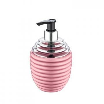 Dispenser plastic sapun lichid 8,3 x 14,5 cm - roz