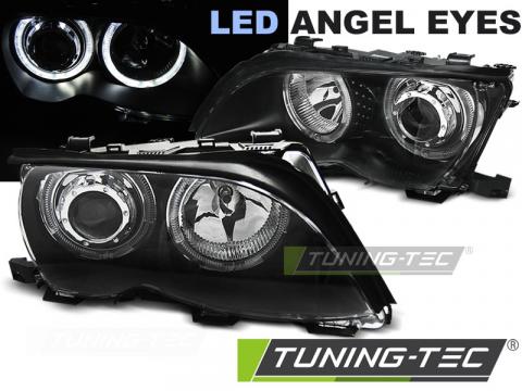 Faruri compatibile cu Bmw E46 09.01-03.05 Angel Eyes LED de la Kit Xenon Tuning Srl