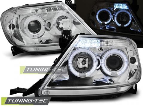 Faruri compatibile cu Toyota Hilux 05-11 Angel Eyes crom de la Kit Xenon Tuning Srl