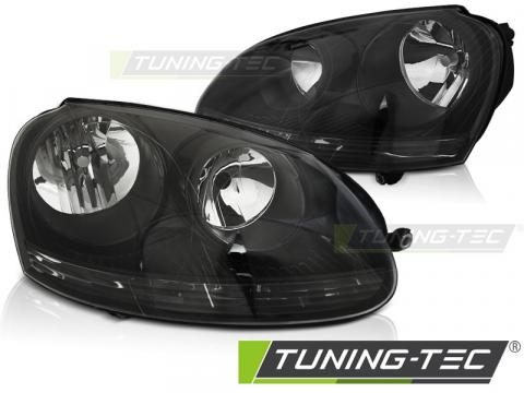 Faruri compatibile cu VW Golf 5 10.03-09 negru de la Kit Xenon Tuning Srl