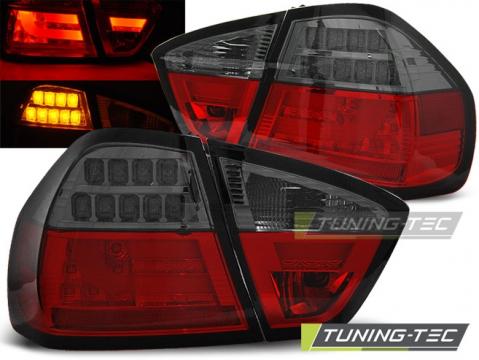Stopuri LED compatibile cu BMW E90 03.05-08.08 rosu fumuriu de la Kit Xenon Tuning Srl