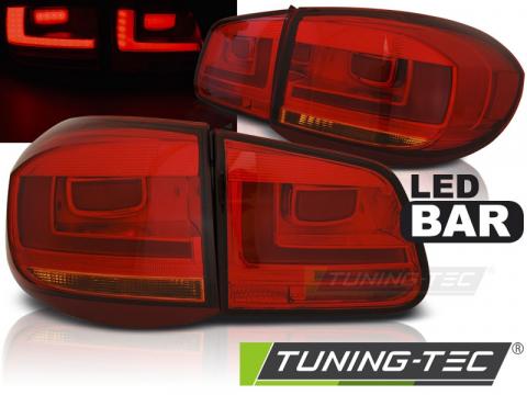 Stopuri LED compatibile cu VW Tiguan 07-07.11 rosu LED bar