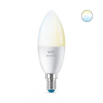 Bec LED inteligent Philips WiZ, Wi-Fi, Bluetooth, E14, C37 de la Etoc Online