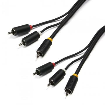 Cablu audio-video Serioux SRXC-AV3.0M21, 3 porturi RCA tata 