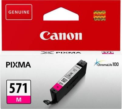 Cartus cerneala Canon CLI-571M, magenta, capacitate 7ml