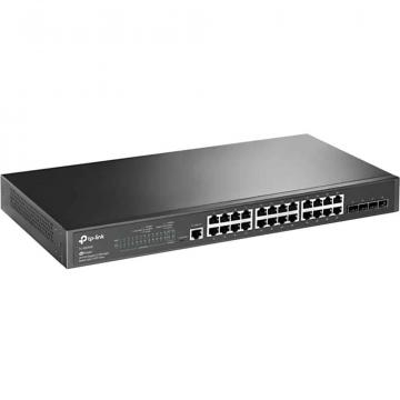 Switch TP-Link TL-SG3428, 24 Porturi RJ45, Micro USB, 56 Gbp