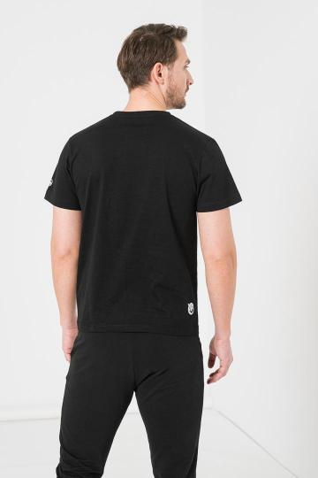 Tricou casual Moldoveanu barbati black-XL de la Etoc Online