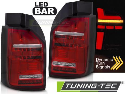Stopuri LED BAR Tail Lights Rosu Alb SEQ VW T6