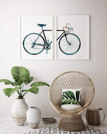 Set 2 tablouri decorative Bicicleta de la Etoc Online