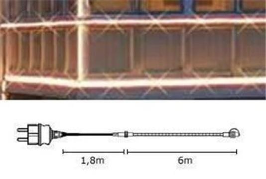 Ghirlanda tub luminos cu cablu alimentare (start) de la Elcora Piscine Srl