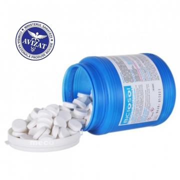 Dezinfectant tablete efervescente clor Biclosol 300buc de la Sanito Distribution Srl