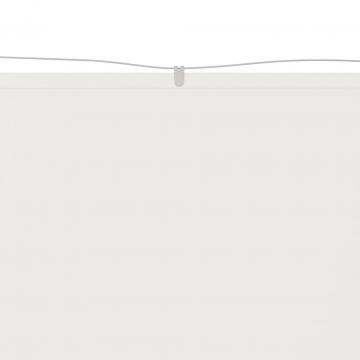 Copertina verticala, alb, 100x800 cm, tesatura Oxford de la VidaXL