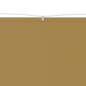 Copertina verticala, bej, 140x270 cm, tesatura Oxford