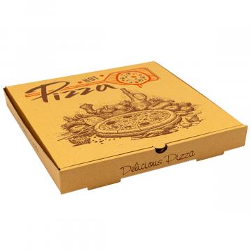 Cutie din carton kraft pentru pizza, 32x32 cm (50 bucati) de la Sirius Distribution Srl