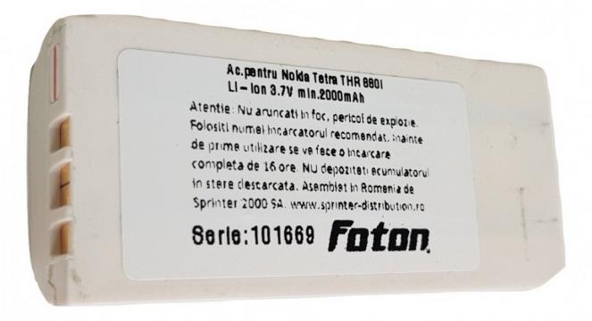 Acumulator Foton pentru statie emisie Nokia Tetra THR880i de la Sprinter 2000 S.a.