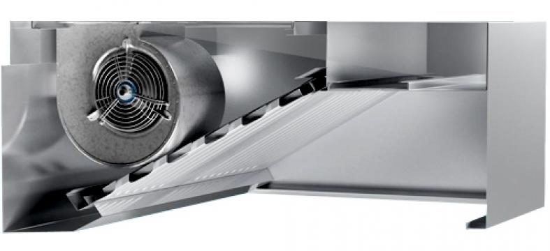 Hota inox profesionala cubica 2500x900 mm cu ventilator de la Clever Services SRL