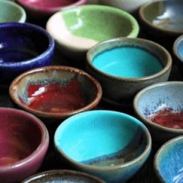 Glazuri ceramice praf
