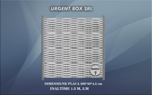 Placa gard de la Urgent Box
