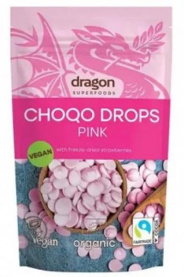 Dropsuri Choco drops roz bio 200g DS