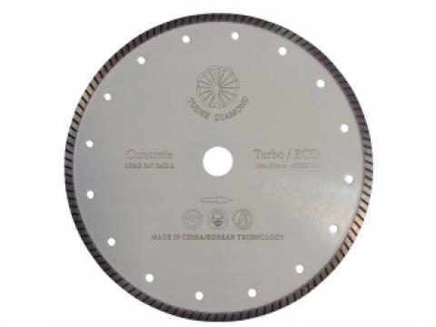 Disc diamantat debitare beton dur Tudee 230x22.2mm