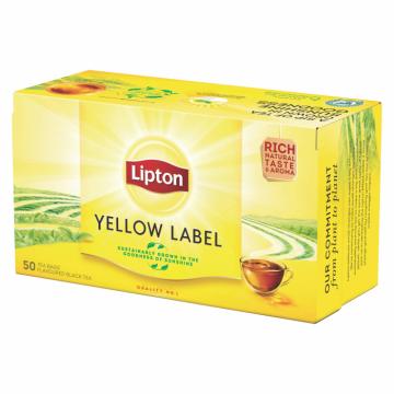 Ceai negru Lipton Yellow Label 50x2g de la KraftAdvertising Srl