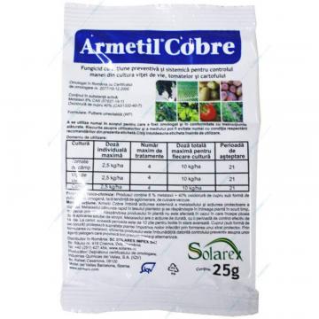 Fungicid Armetil Cobre 25 g de la Loredo Srl