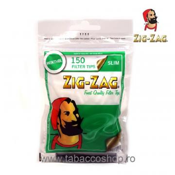 Filtre tigari Zig-Zag Slim Menthol 150 6mm