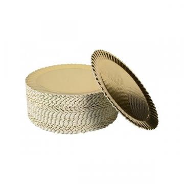 Discuri girasole aurii 40cm (50buc) de la Practic Online Packaging Srl