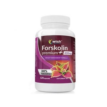 Supliment alimentar Wish Forskolin Premium Plus 400mg de la Krill Oil Impex Srl