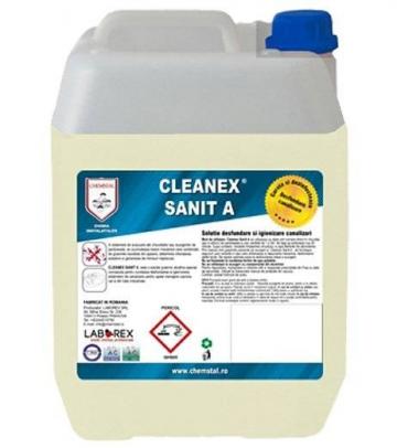 Solutie desfundare si igienizare canalizari, Cleanex Sanit