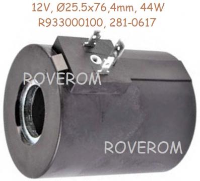 Bobina 12V, d25.5x76.4mm, electrovalva hidraulica de la Roverom Srl