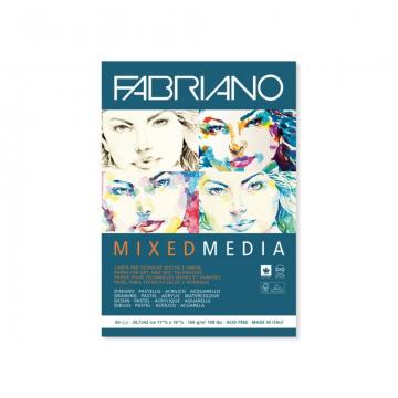 Bloc desen Mix Media, A3, fara spira, Fabriano