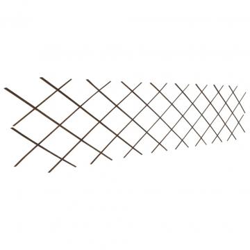 Gard cu zabrele, 5 buc.,180 x 60 cm, salcie