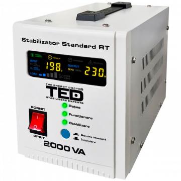 Stabilizator retea maxim 2000VA-AVR RT Series TED000125 de la Sirius Distribution Srl