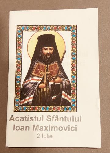 Carte, Acatistul Sfantului Ioan Maximovici set 5 de la Candela Criscom Srl.