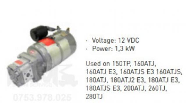 Pompa hidraulica 12 VDC 1,3 kW Manitou 150TP 160ATJ 160ATJ de la M.T.M. Boom Service