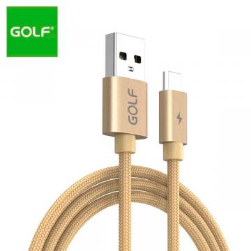 Cablu USB microUSB fast charge Golf GC-76m auriu de la Sirius Distribution Srl
