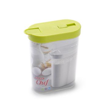 Caserola din plastic cu capac colorat - 1 litru - Chef de la Plasma Trade Srl (happymax.ro)