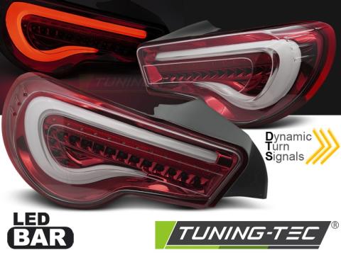 Stopuri LED Toyota GT86 12-21 LED bar rosu alb SEQ de la Kit Xenon Tuning Srl