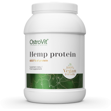Supliment OstroVit Hemp Protein Vege 700 g (Fibre de canepa)