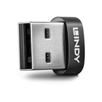 Adaptor Lindy LY-41884, USB 2.0 Type A la Type C, negru
