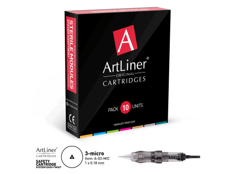 Cartus micropigmentare ArtLiner 3 Micro 0.18mm