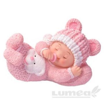 Figurina bebe pink - Modecor de la Lumea Basmelor International Srl