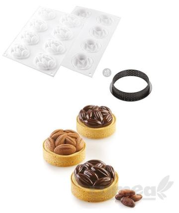 Forma silicon Kit Tarte Ring Cocoa - SilikoMart de la Lumea Basmelor International Srl