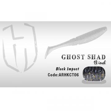 Naluca Shad Ghost 13cm Black Impact Herakles
