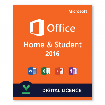 Licenta electronica Microsoft Office 2016 Home and Student de la Digital Content Distribution LTD