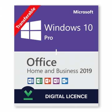 Licenta Windows 10 Pro + Microsoft Office 2019 Home