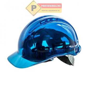 Casca de protectie ventilata culoarea albastra de la Prevenirea Pentru Siguranta Ta G.i. Srl