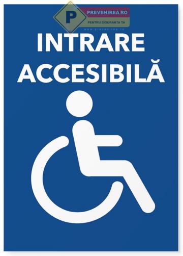 Indicator pentru intrare accesibila